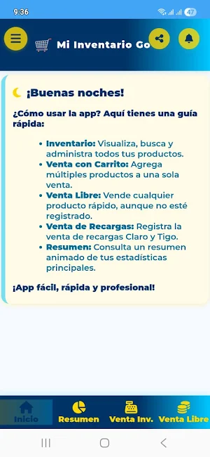 Mi Inventario Go Pro Screenshot 1