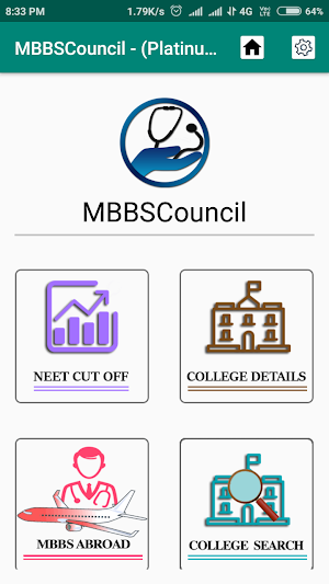 MBBS Council - NEET Cutoff & Admission Counselling Screenshot 0