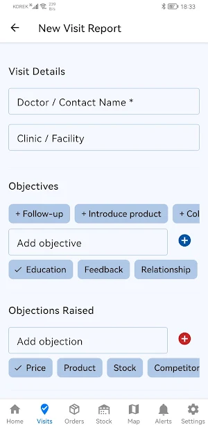 Nudge Field Sales Screenshot 1