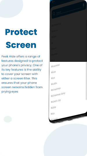 Peek Hide - Hide Screen Screenshot 0