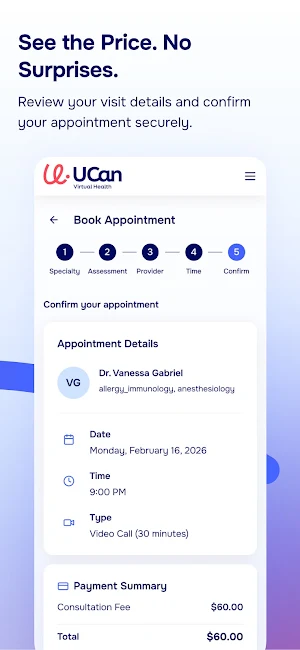 UCan Virtual Health Screenshot 3