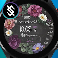 BFF30- Blackboard Art Flower
