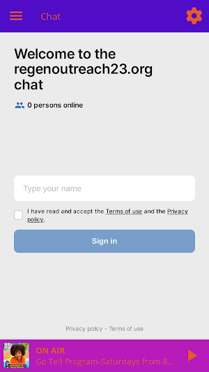 RLOM Go Tell Radio Screenshot 2