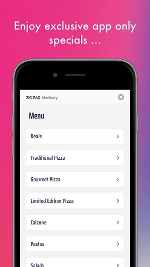 ZigZag Pizzeria Screenshot 2