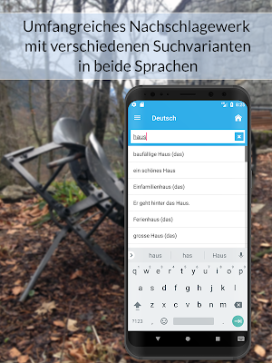 Wörterbuch Romontsch Sursilvan Screenshot 1