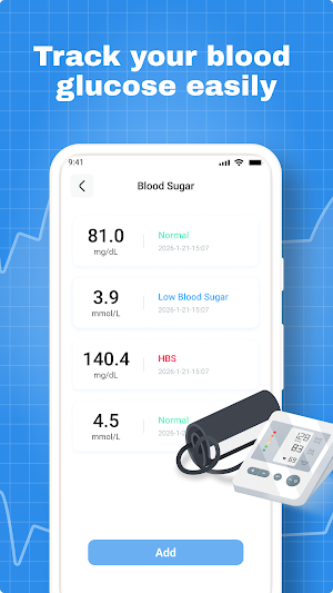 U Health Stats-Test Heart Rate Screenshot 2