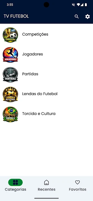 TV Futebol Brasileiro Ao Vivo Screenshot 1