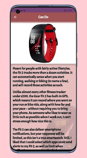 Galaxy Fit 2 smart watch Guide Screenshot 2