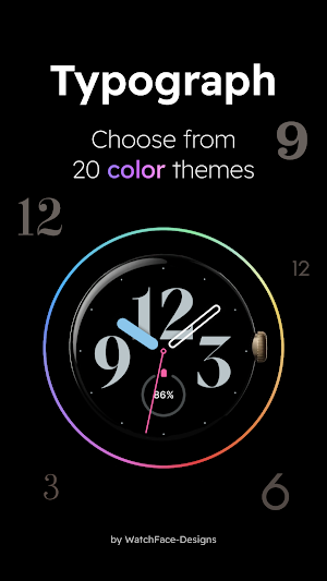 Typograph - Watch Face Screenshot 1