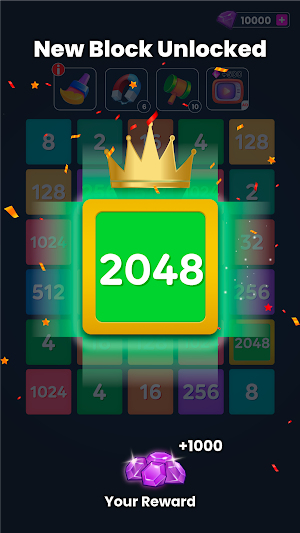 2048 Number Merge Block Puzzle Screenshot 1