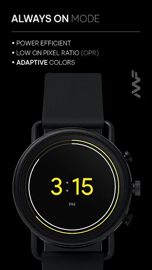Awf Clean Digital - watch face Screenshot 3