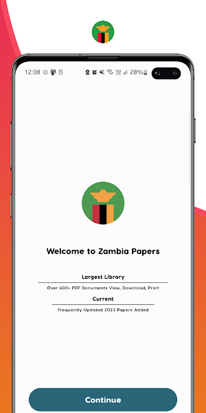 Zambia Past Papers Screenshot 0