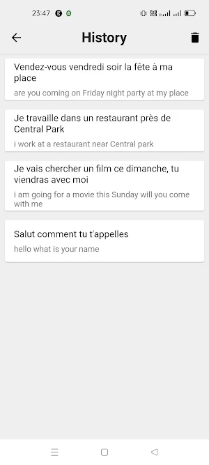 French To English Translator Screenshot 1