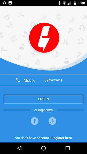 General Air Conditioner Customer App Screenshot 1