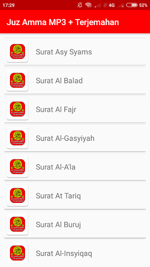 Juz Amma MP3 Offline + Terjemah Screenshot 3