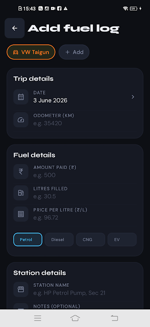 Fuelon - Fuel Tracker Screenshot 3