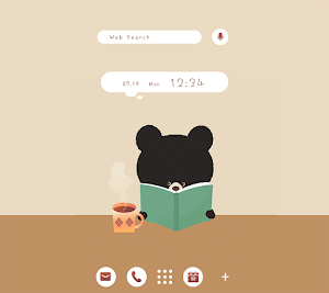 Bear's Relax Time Theme +HOME Screenshot 0