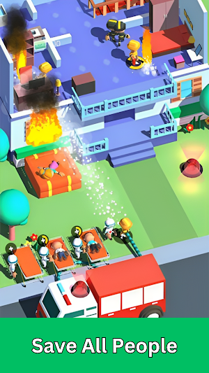Idle Fire Fighter Rich Tycoon Screenshot 3