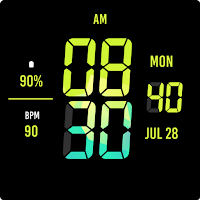 Green Digital DT Watch Face