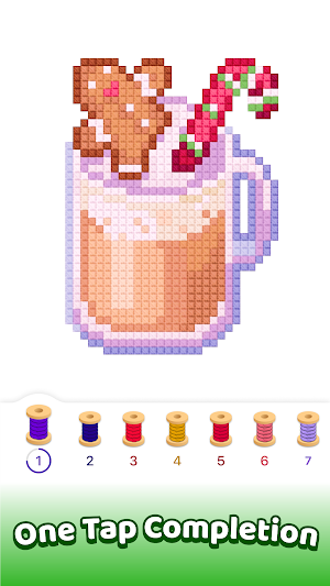 Christmas Yarn: Pixel Art Screenshot 3
