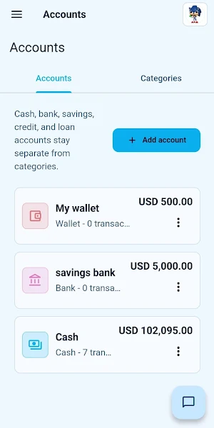 Chat Money Manager Screenshot 1