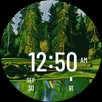Green Lake Art Watch Face