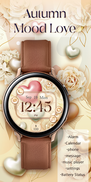 Autumn Mood Love_Watchface Screenshot 0