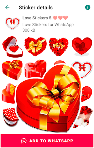 Love stickers - WASticker Screenshot 3