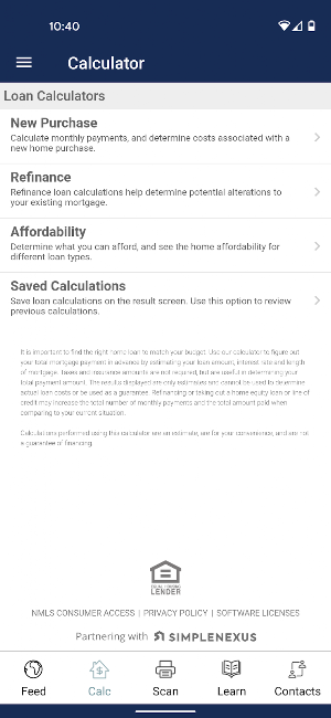 Loop by John Adams Mortgage Screenshot 1