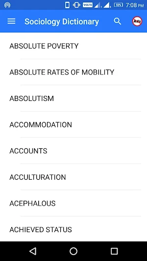 Sociology Dictionary Screenshot 3