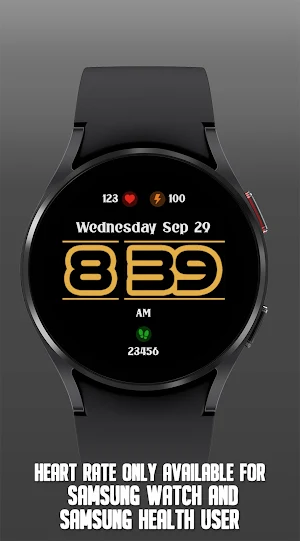 ABC 168 Sporty Bright Watchfac Screenshot 1