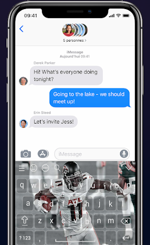 Julio Jones Keyboard Falcons Theme  2021 For Fans Screenshot 1