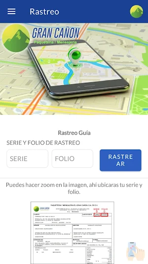 Gran Cañon - Paquetería Screenshot 2