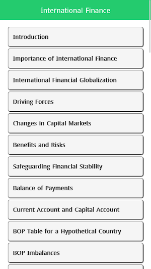 International Finance Screenshot 0