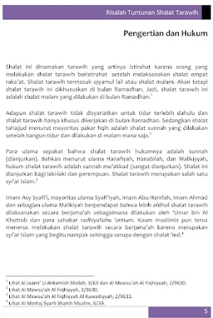 Risalah Tuntunan Salat Tarawih Screenshot 2