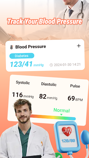 Health Sense: Heart Rate Track Screenshot 1