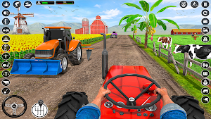 Big Tractor Driving Simulator Screenshot 1