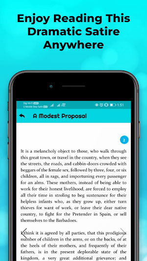A Modest Proposal EBook Reader Screenshot 3