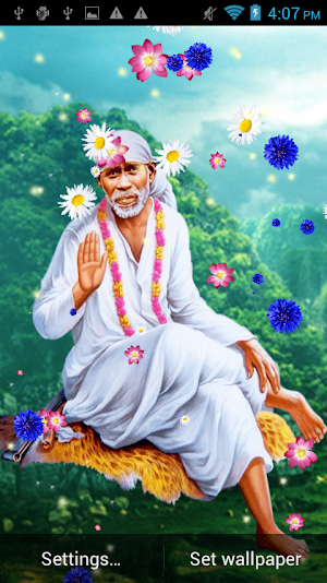 Sai Baba Live wallpaper Screenshot 1