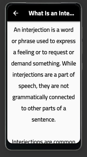 secondary interjections Screenshot 0