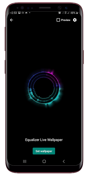 Equalizer Live Wallpaper Screenshot 1