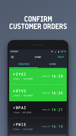 BAEMIN Merchant Screenshot 1