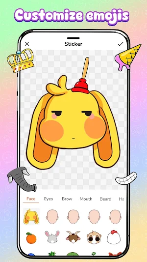 DIY Cute Sticker & Emoji Maker Screenshot 1