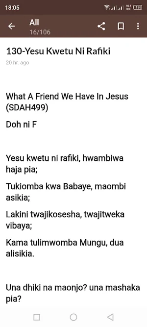 Nyimbo za Wokovu Screenshot 2