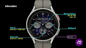 JW110 jwstudio watchface Screenshot 1