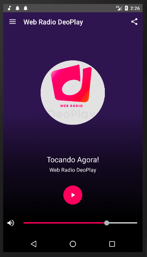 WebRádio DEOPLAY Screenshot 0