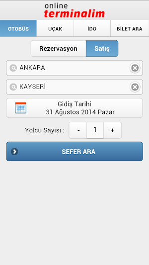Terminalim-OtobüsUçakBileti Al Screenshot 0