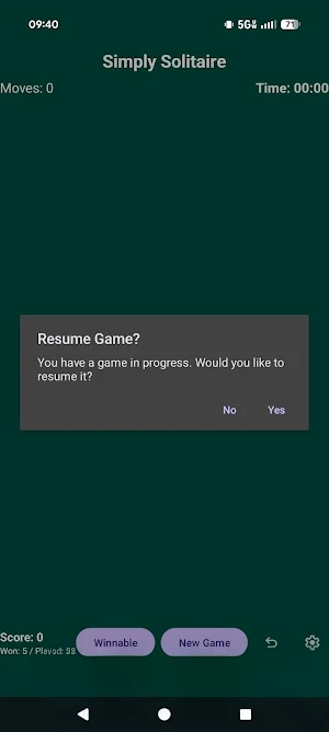 Simply Solitaire Screenshot 3