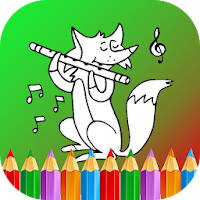 Funny Animal Coloring Pages Game for kids 🎸