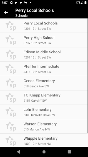 Perry Local Schools Screenshot 1
